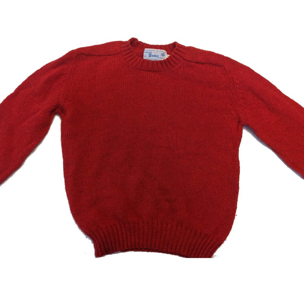 Vintage Deans of Scotland Wool Sweater - Size 36 - EUC